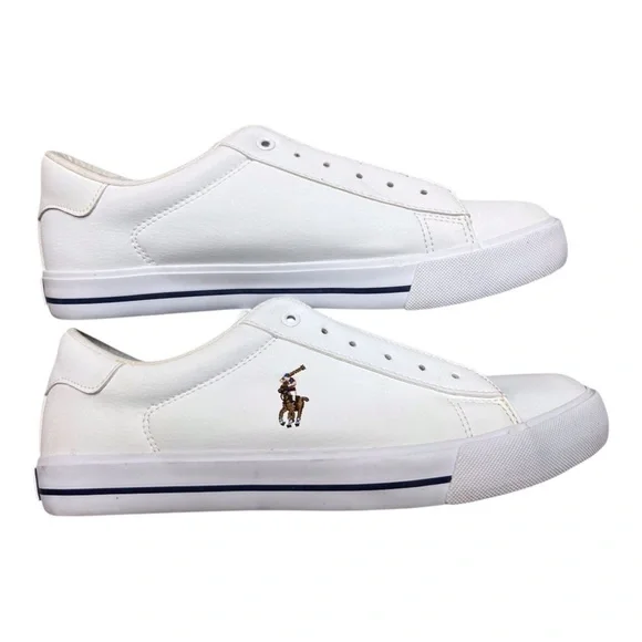 Polo by Ralph Lauren Easten II Faux-Leather Sneaker - Picture 1 of 4